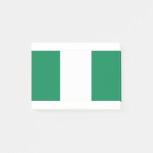 Flagge Nigerias Post-it Klebezettel