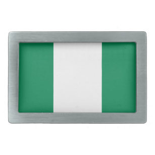 Flagge Nigerias Rechteckige Gürtelschnalle