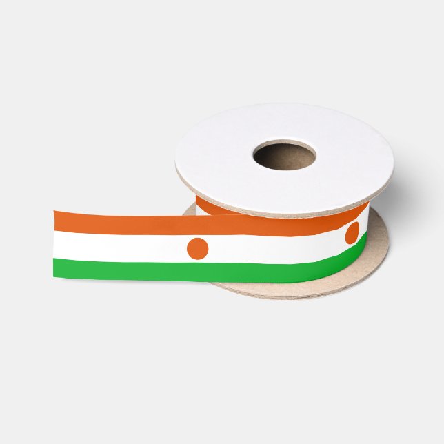Flagge Nigerias Satinband (Spule)