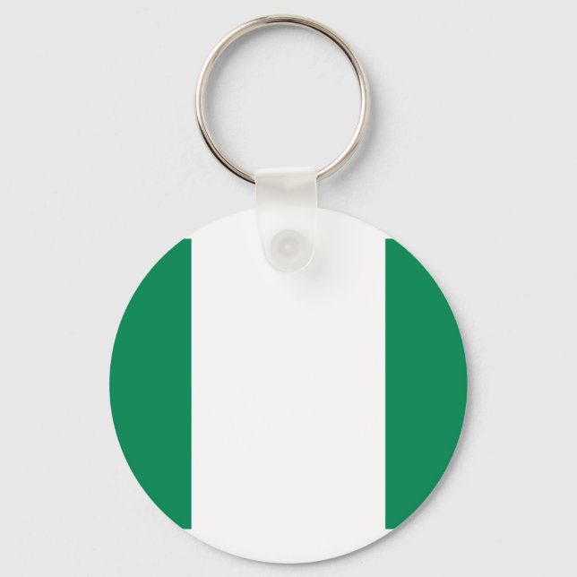 Flagge Nigerias Schlüsselanhänger (Vorderseite)