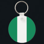 Flagge Nigerias Schlüsselanhänger<br><div class="desc">Flagge Nigerias</div>