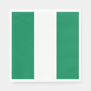 Flagge Nigerias Serviette