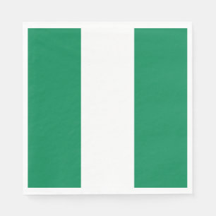 Flagge Nigerias Serviette