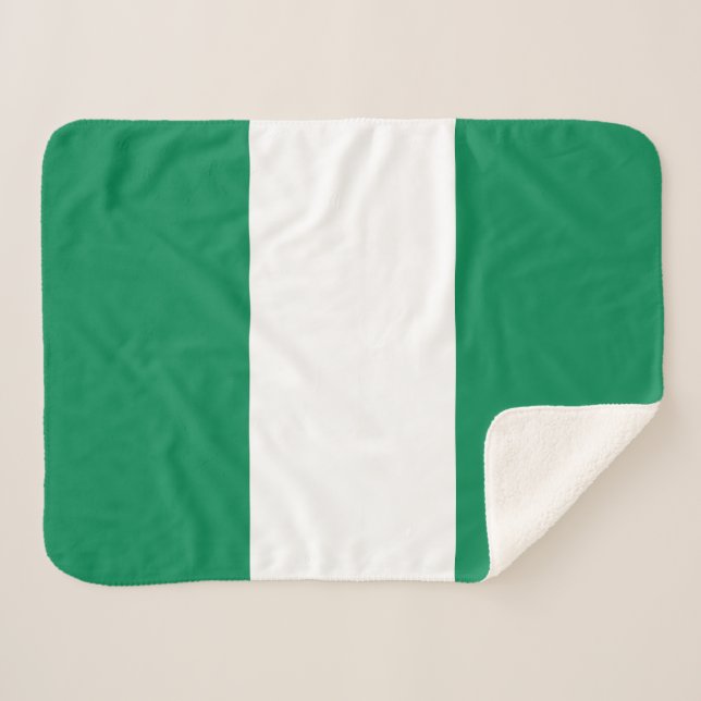 Flagge Nigerias Sherpadecke (Vorderseite (Horizontal))