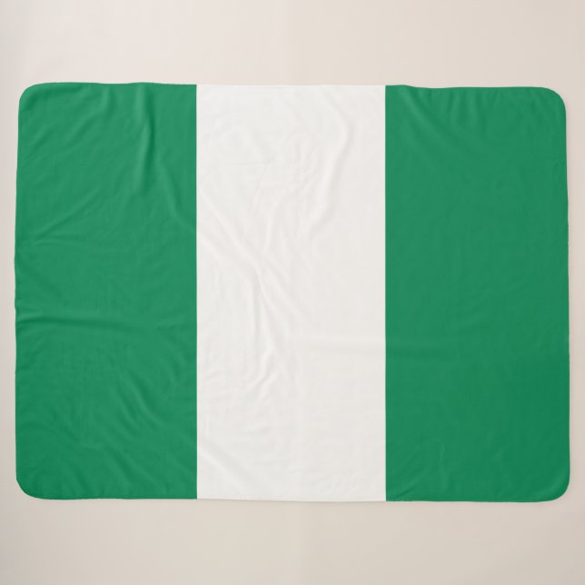 Flagge Nigerias Sherpadecke (Vorderseite (Horizontal))