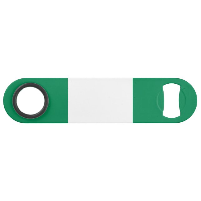 Flagge Nigerias Speed Flaschenöffner (Vorderseite (Horizontal))