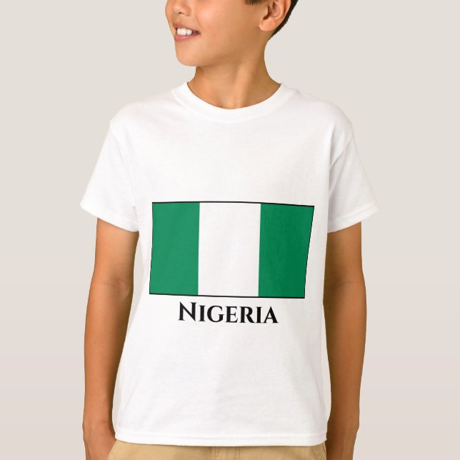 Flagge Nigerias T-Shirt (Vorderseite)
