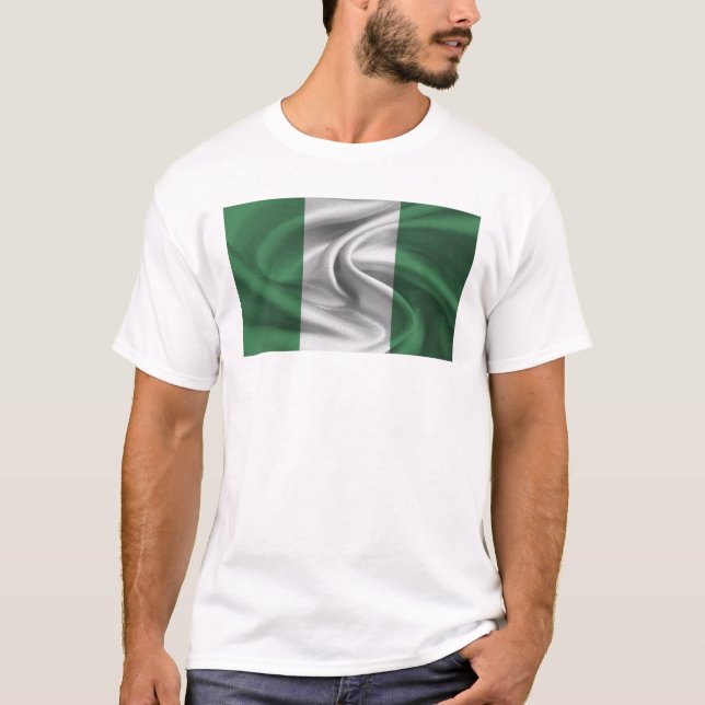 Flagge Nigerias T-Shirt (Vorderseite)