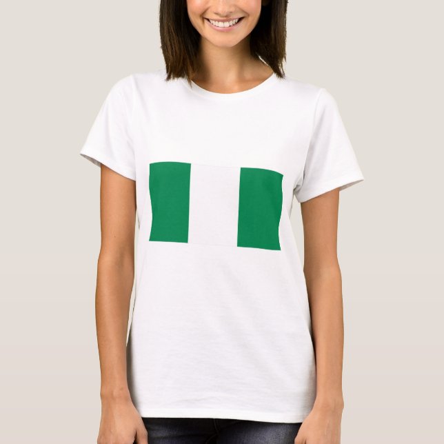 Flagge Nigerias T-Shirt (Vorderseite)