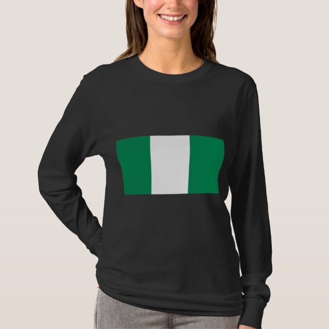 Flagge Nigerias T-Shirt (Vorderseite)