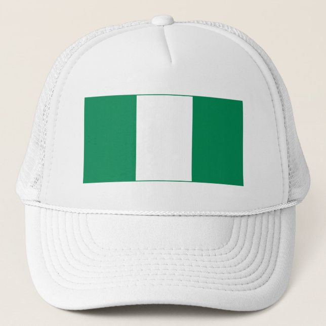 Flagge Nigerias Truckerkappe (Vorderseite)