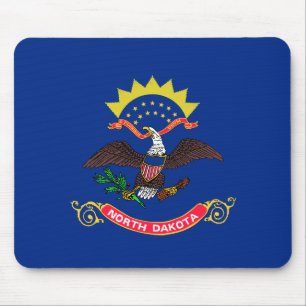 Flagge Nord-Dakota Mousepad