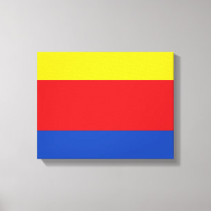 Flagge Nordhollands Leinwanddruck