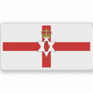 Flagge Nordirlands (1953-1972) Aufkleber