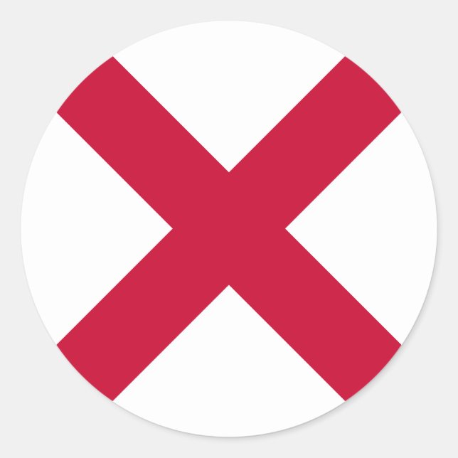 Flagge Nordirlands Runder Aufkleber (Vorderseite)