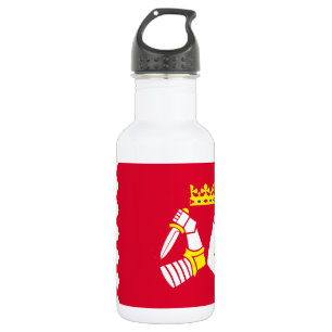 Flagge Nordkareliens Edelstahlflasche