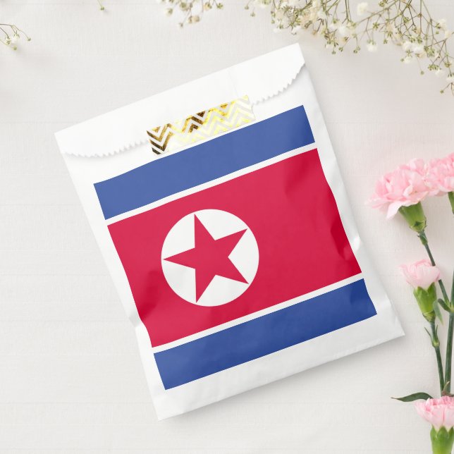 Flagge Nordkoreas Geschenktütchen (Versiegelt)
