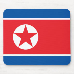 Flagge Nordkoreas Mousepad