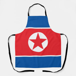 Flagge Nordkoreas Schürze