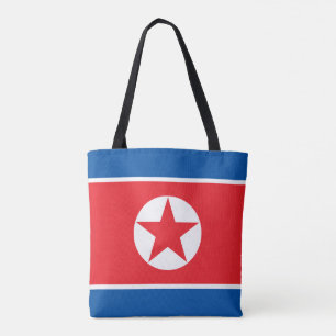 Flagge Nordkoreas Tasche