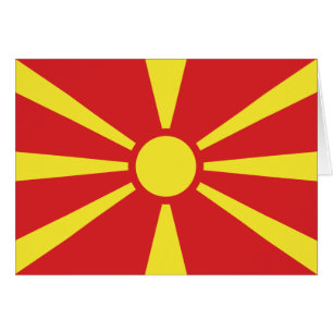 Flagge Nordmakedonien