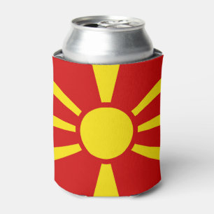 Flagge Nordmakedonien Dosenkühler