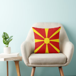 Flagge Nordmakedonien Kissen