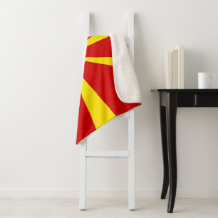 Flagge Nordmakedonien Sherpadecke