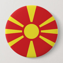 Flagge Nordmakedoniens Button