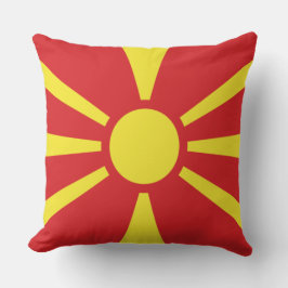 Flagge Nordmakedoniens Kissen