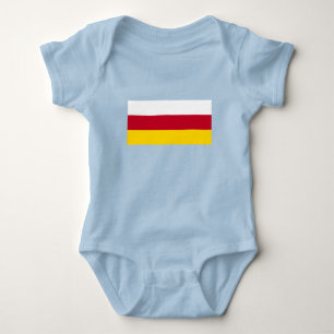 Flagge Nordossetiens Baby Strampler