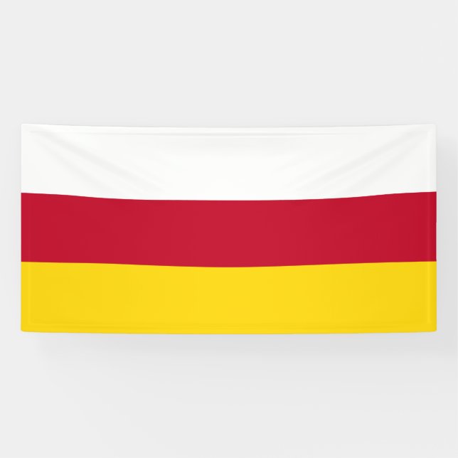 Flagge Nordossetiens Banner (Horizontal)