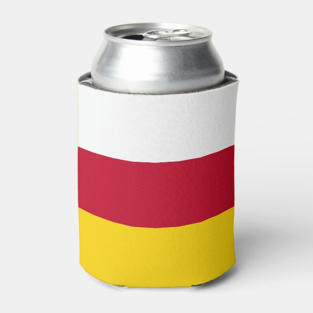 Flagge Nordossetiens Dosenkühler (Kanne Vorderseite)