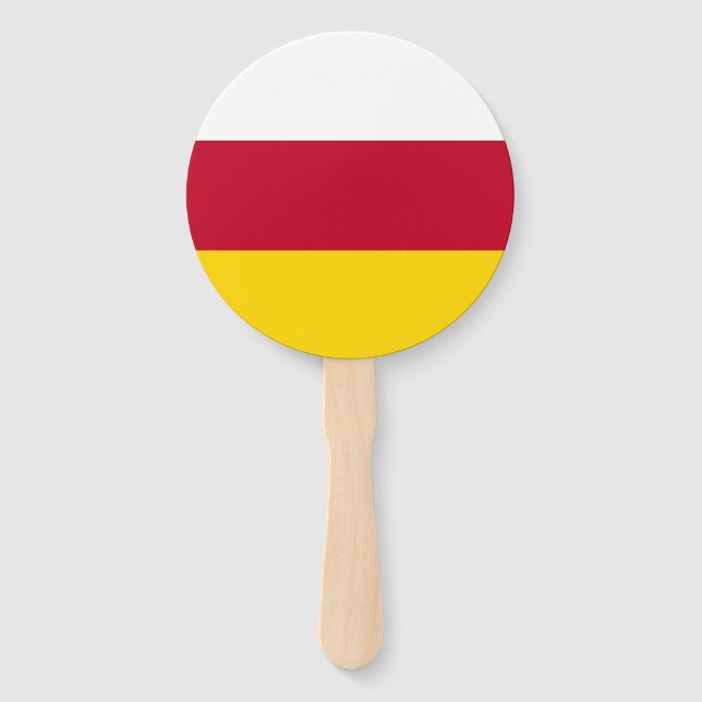 Flagge Nordossetiens Fächer (Vorderseite)