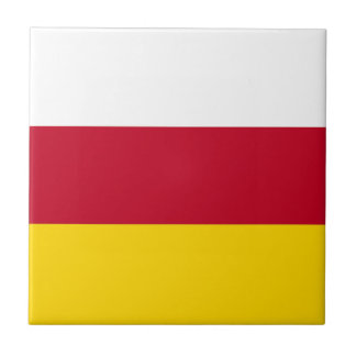 Flagge Nordossetiens Fliese