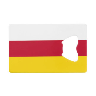 Flagge Nordossetiens Geldbeutel Flaschenöffner