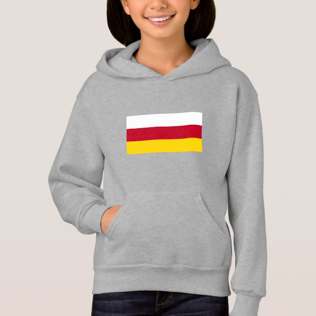 Flagge Nordossetiens Hoodie (Vorderseite)
