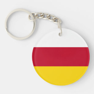 Flagge Nordossetiens Schlüsselanhänger