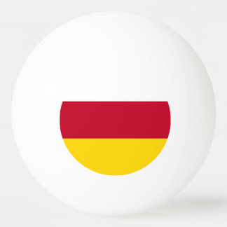 Flagge Nordossetiens Tischtennisball