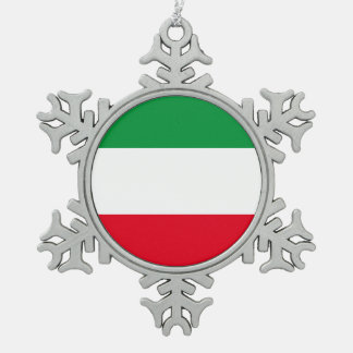 Flagge Nordrhein-Westfalen Schneeflocke Pewter Ch Schneeflocken Zinn-Ornament