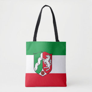Flagge Nordrhein-Westfalen Tote-Beutel Tasche
