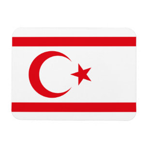 Flagge Nordzyperns Magnet