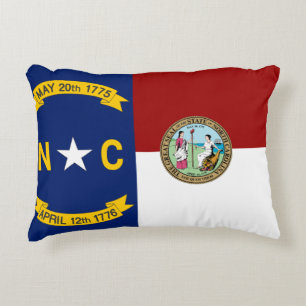 Flagge North Carolina Dekokissen