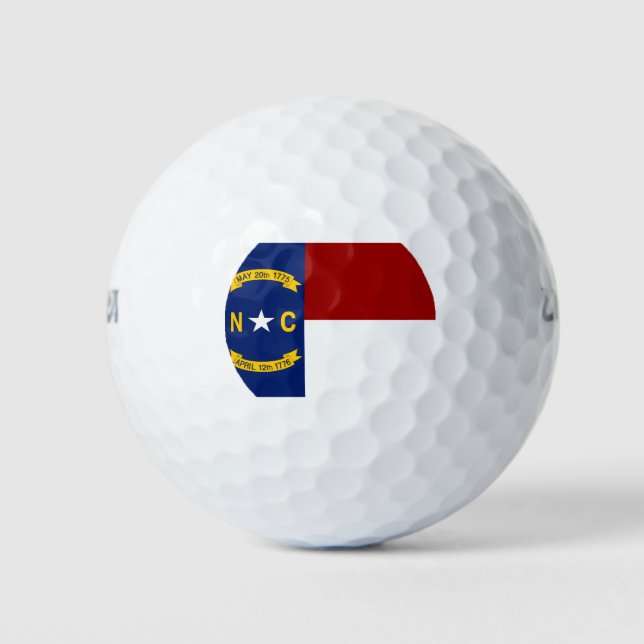 Flagge North Carolina Golfball (Vorderseite)