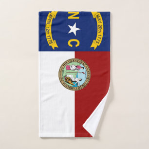 Flagge North Carolina Handtuch