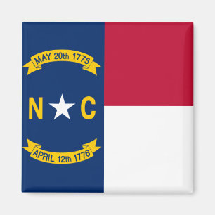 Flagge North Carolina Magnet
