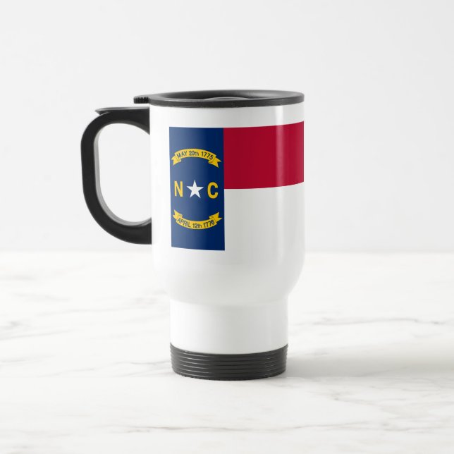 Flagge North Carolina Reisebecher (Links)