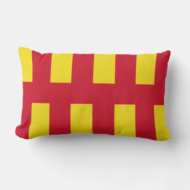 Flagge Northumberland Lumbar Kissen (Vorderseite)