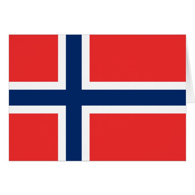 Flagge Norwegens (Vorderseite (Horizontal))
