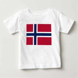 Flagge Norwegens Baby T-shirt